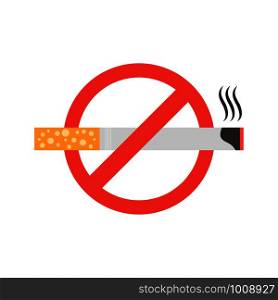 no smoking, cigarette and ban sign in flat. no smoking, cigarette and ban sign, flat