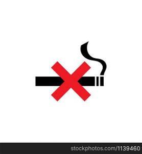 No smoking icon graphic design template vector isolated. No smoking icon graphic design template vector