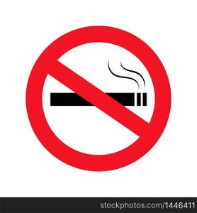 No smoking icon in flat style. Dont smoke. Smoking prohibited simbol. Stop smoking. vector eps10. No smoking icon in flat style. Dont smoke. Smoking prohibited simbol. Stop smoking. vector