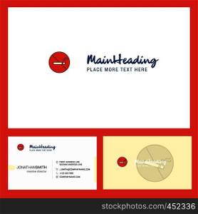 No smoking Logo design with Tagline & Front and Back Busienss Card Template. Vector Creative Design