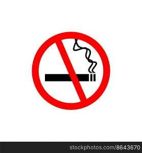 No smoking sign. Sign forbidden. Health care. Vector illustration. stock image. EPS 10.. No smoking sign. Sign forbidden. Health care. Vector illustration. stock image. 