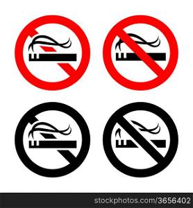 No smoking signs set
