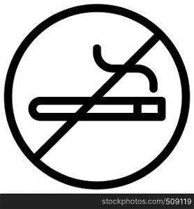 No smoking zone for the public place outside