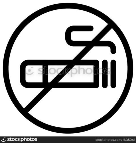 No smoking zone of the shopping mall