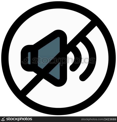 No sound or muting the loud sound for late night function