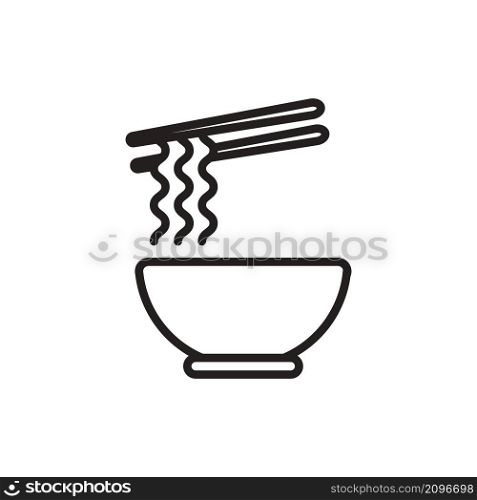 noodles icon design vector templates white on background