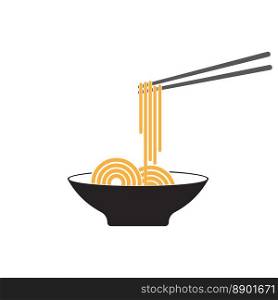 noodles icon vector illustration symbol design