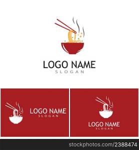 Noodles Logo Template vector symbol design