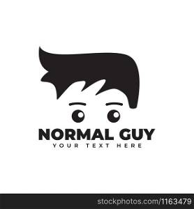 Normal guy graphic design template illustration isolated