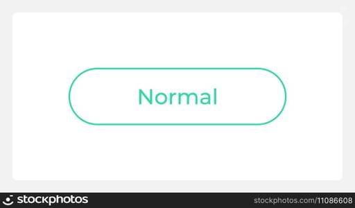 Normal register button state UI element template. Editable isolated vector dashboard component. Flat user interface. Visual data presentation. Web design widget for mobile application with light theme. Normal register button state UI element template