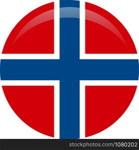 Norway flag, official colors and proportion correctly. National Norway flag.