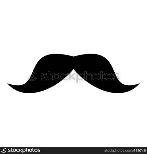 Norway mustache icon. Simple illustration of norway mustache vector icon for web. Norway mustache icon, simple style.