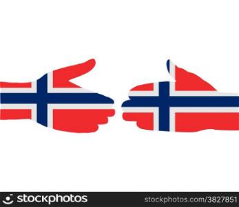 Norwegian handshake