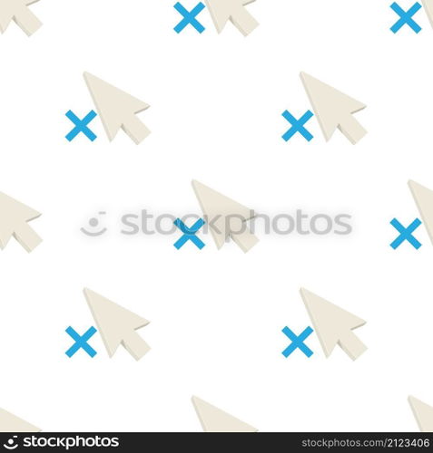 Not working pointer pattern seamless background texture repeat wallpaper geometric vector. Not working pointer pattern seamless vector