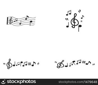 Note music icon template
