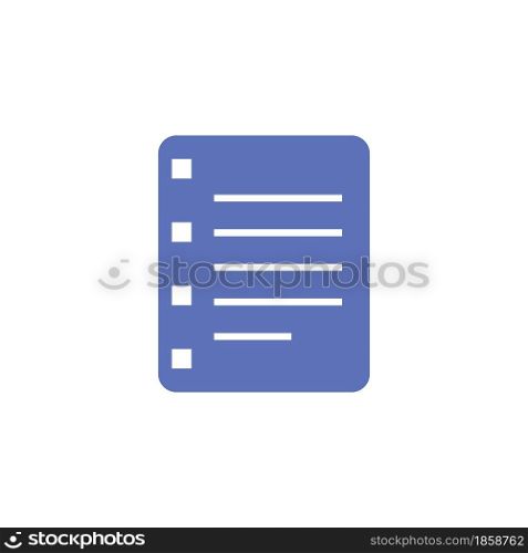 Notebook icon logo vector design