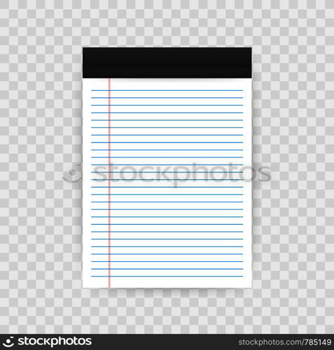 Notebook mockup, with place for your image, text or corporate identity details. Blank mock up with shadow on transparent background. Vector illustration.. Notebook mockup, with place for your image, text or corporate identity details. Blank mock up with shadow on transparent background. Vector stock illustration.
