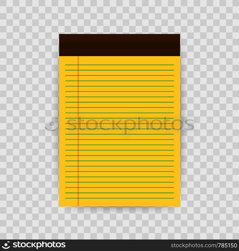 Notebook mockup, with place for your image, text or corporate identity details. Blank mock up with shadow on transparent background. Vector illustration.. Notebook mockup, with place for your image, text or corporate identity details. Blank mock up with shadow on transparent background. Vector stock illustration.