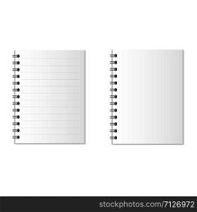 Notebook or paperbook. Business and education. Vector. Notebook or paperbook. Business and education