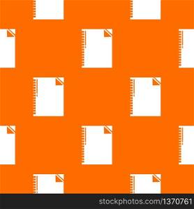 Notebook pattern vector orange for any web design best. Notebook pattern vector orange