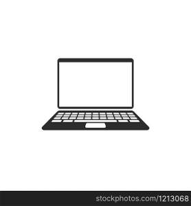 notebook vector icon, isolated illustration symbol, technology design illustration. laptop notebook vector icon, isolated illustration symbol, technology design illustration