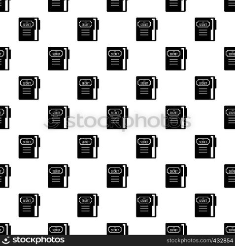 Notepad pattern seamless in simple style vector illustration. Notepad pattern vector
