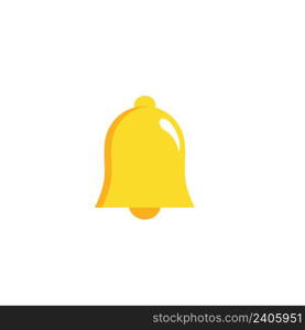 notification bell icon set isolated on white background.render yellow ringing bell with new notification for social media reminder.vector icon