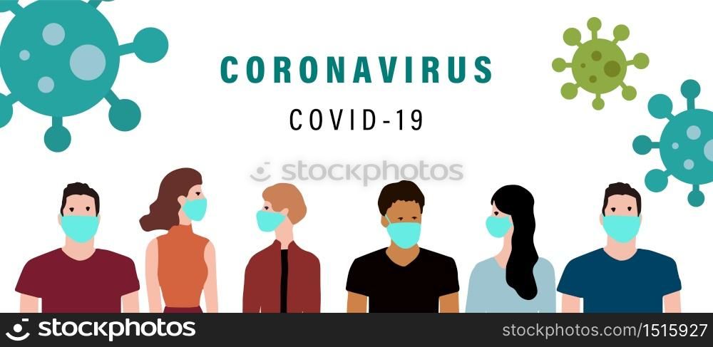 Novel coronavirus background and covid-19 concept design