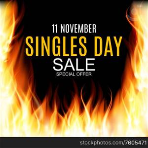 November 11 Singles Day Sale Abstract Background.. Vector Illustration EPS10. November 11 Singles Day Sale Abstract Background.. Vector Illustration