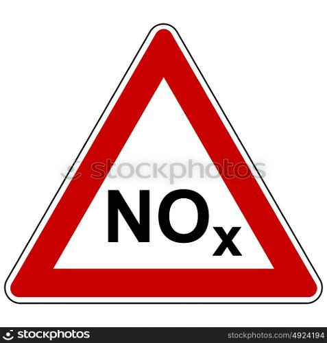 NOx and attention sign