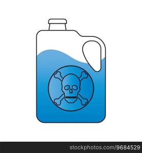 nuclear waste drum icon, radioactive waste,vector illustration symbol design