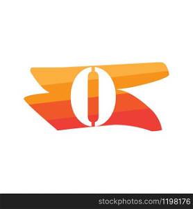 Number 0 Creative logo illustration symbol template
