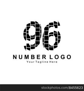 Number 6 six logo design premium icon vector illustration for company ban≠r sticker∏uct brand
