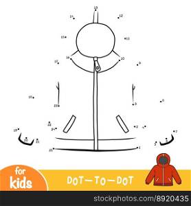 Numbers game, education dot to dot game for children, Jacket