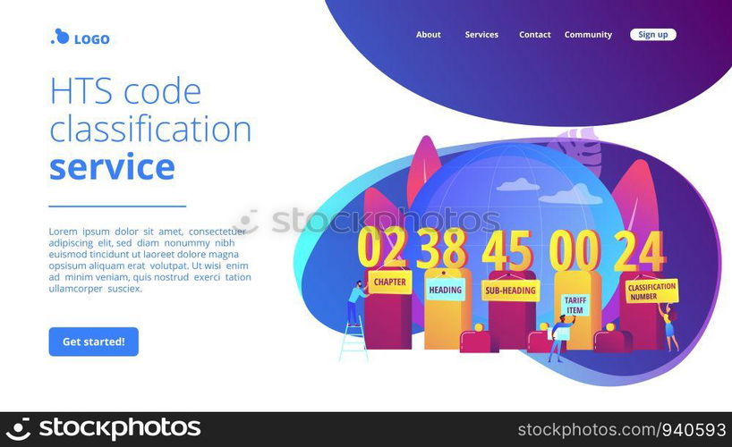 Numbers meaning explanation. Harmonized system classification, HTS code