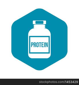 Nutritional supplement for athletes icon. Simple illustration of nutritional supplement for athletes vector icon for web. Nutritional supplement for athletes icon