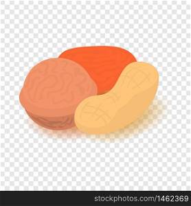 Nuts icon. Cartoon isometric illustration of nuts vector icon for web. Nuts icon, cartoon isometric 3d style