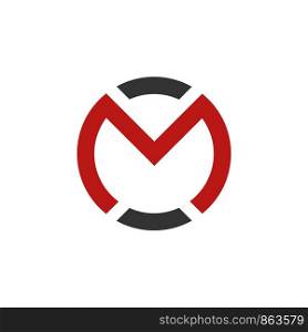 O or M Letter Logo Template Illustration Design. Vector EPS 10.