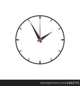 O&rsquo;Clock icon flat design vector