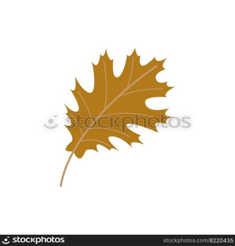 oak leaf background vector design template
