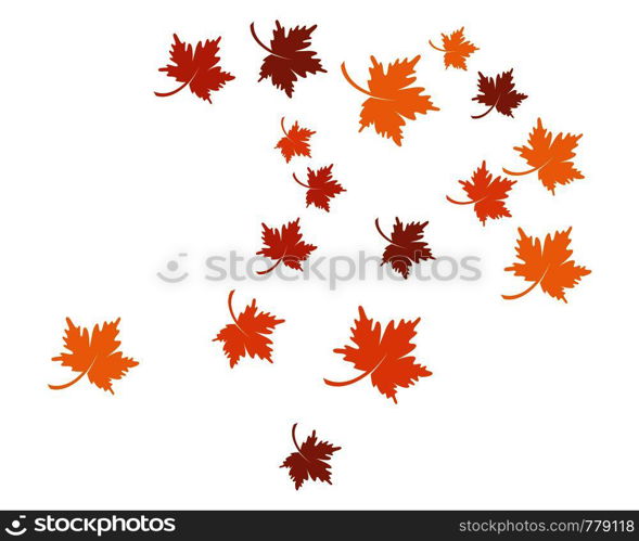 oak leaf icon vector design template