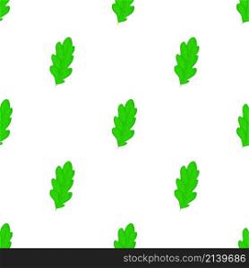 Oak leaf pattern seamless background texture repeat wallpaper geometric vector. Oak leaf pattern seamless vector