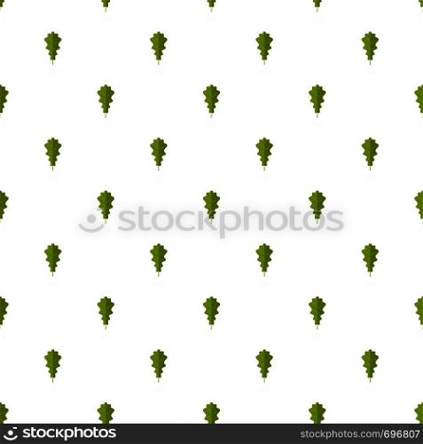 Oak leaf pattern seamless in flat style for any design. Oak leaf pattern seamless
