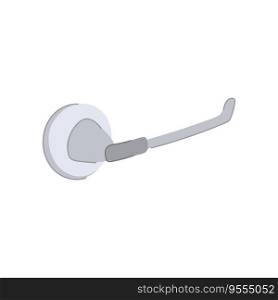 object toilet paper holder cartoon. health lavatory, restroom soft, wipe household object toilet paper holder sign. isolated symbol vector illustration. object toilet paper holder cartoon vector illustration