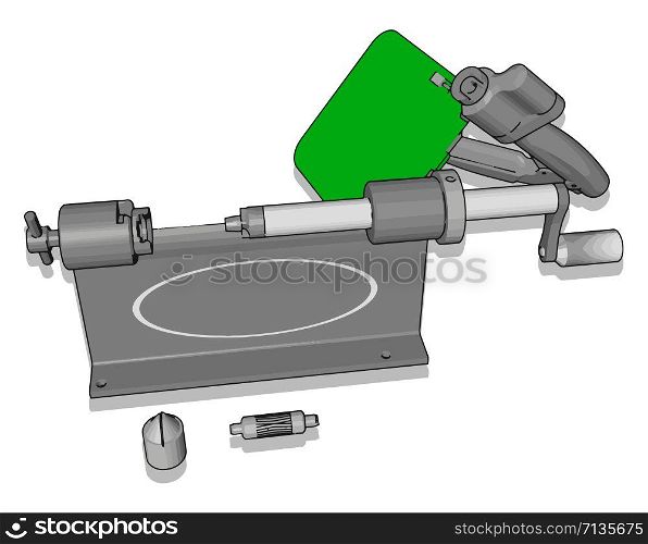 Object tool, illustration, vector on white background.