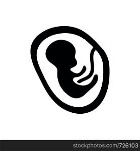 obstetrics icon vector logo template
