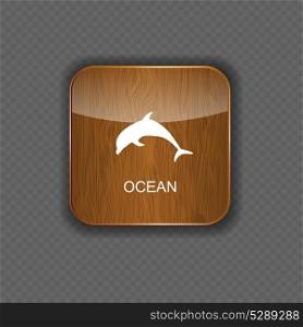 Ocean application icons vector illustration