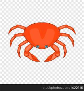 Ocean crab icon. Cartoon illustration of crab vector icon for web design. Ocean crab icon, cartoon style