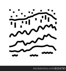 ocean summer line icon vector. ocean summer sign. isolated contour symbol black illustration. ocean summer line icon vector illustration