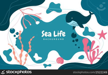 Ocean Underwater Animal Life Sea Beach Liquid Background